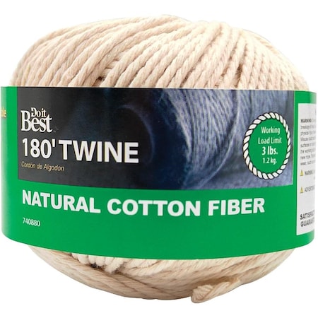 All-Source No. 21 x 180 Ft. Natural Cotton Twine 740880